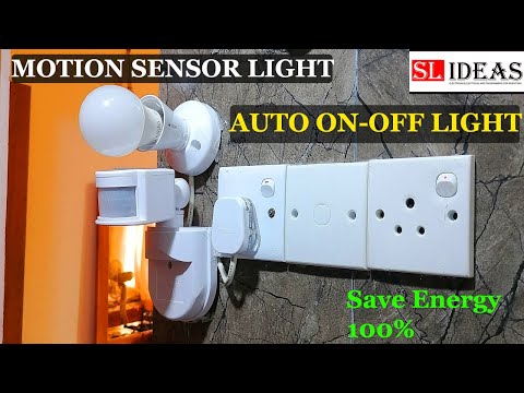 Automatic On Off Light Switch \ Motion Sensor Light \ Save Energy\PIR