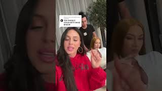 Bhad Bhabie collabs with Camilla Araujo on her podcast! #bhadbhabie #camillaaraujo #sneakpeek