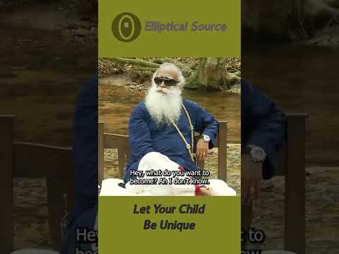 Let Your Kids Be Unique || Treating Them After Society's Standard is Wrong || Sadhguru