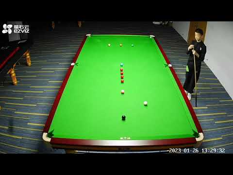 My 14 year old student Zhou Jinhao having a 147 doing the Lineup routine