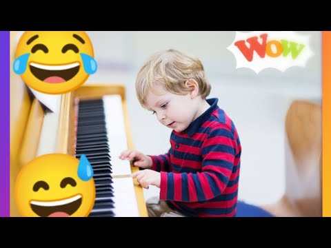 #trending 😂😂Funny baby piano play.😂😂✌😂😂...#funny #funnyvideo #baby