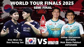 SEMI FINAL‼️Kim Won Ho / Seo Seung Jae vs Sabar / Reza | World Tour Finals Badminton 2025