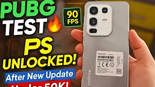 Infinix Note 50 PUBG TEST 2025 After New Updates ll unlock 60Fps 🔥🔥 ll Review 
