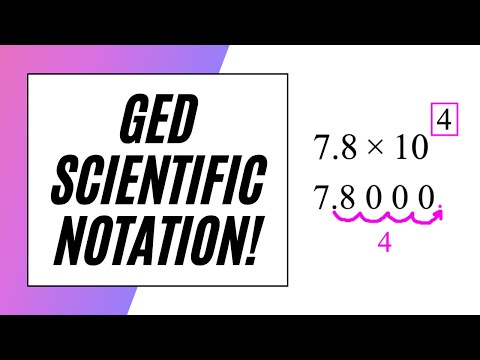 GED Scientific Notation!