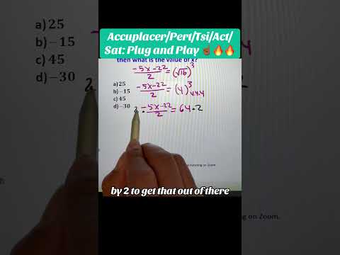 Sat/Accuplacer: Can you solve this multiple step problem? #maths #algebra #precalculus #sat