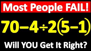 🔥 This “Easy” Math Challenge Is Fooling Everyone Online! 😵‍💫 Can YOU Solve It?