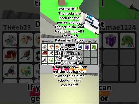 Warning!!guys I’m so upset! || @PlayAdoptMe pls fix this ||