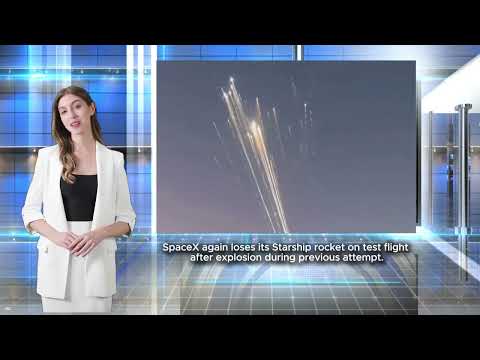 SpaceX again loses its Starship rocket on test flight after explosion.