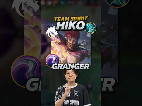 How Team Spirit Hiko Plays Gold Lane Granger! Mobile Legends #mobilelegends #mlbb #gaming