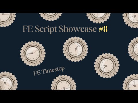 Roblox FE Script Showcase #8 | FE Timestop