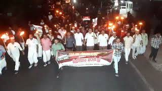 iuml against CAA | CAA protest | muslim league protest against CAA & NRC | muslim league night march
