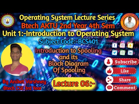 !! 🤘🤘Operating System(OS) Unit:-1 Video Lecture:- 6 CSE/IT BCS401 Btech AKTU 2nd Year 4th Sem 🤘🤘!!
