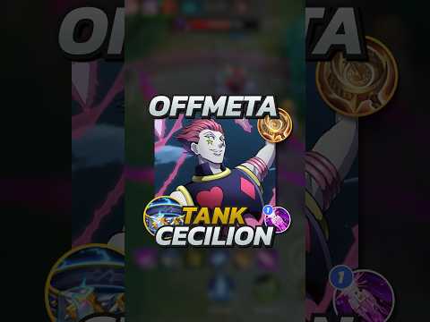 OFFMETA Tank Cecilion! Mobile Legends #mobilelegends #mlbb #gaming