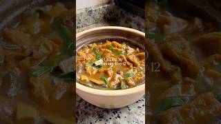 BRAISED CLAYPOT TOFU & MUSHROOMS🍲 #claypot #tofu #veganrecipes #veganfood #highprotein #cooking