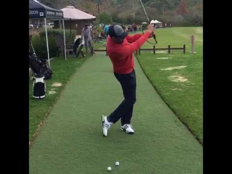 theHANGER swing aid - Full Swing Front View