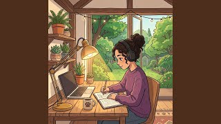 A Good Study Mood by the Wide Window
