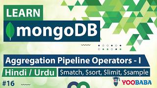 MongoDB Aggregation Pipeline Operators Tutorial in Hindi / Urdu