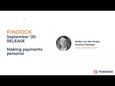 FinDock September 2020 release webinar