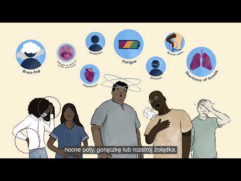 Long Covid animation for patients (with subtitles) - Polish