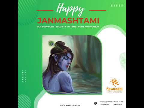 Happy Janmashtami  #navaradhi Technologies #billingmachines #software #pointofsalesoftware