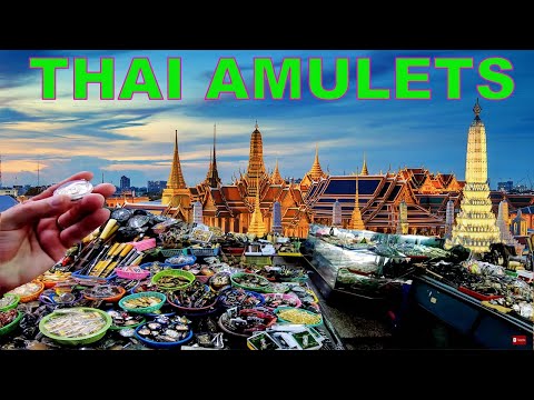 AMULET MARKET in Bangkok. [4K] ท่า พระจันทร์