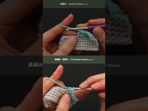 Double Crochet & Purl Double Crochet