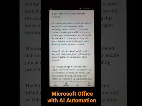 Microsoft going to add AI power in MS Office Tools | ChatGPT is giving one o one to Google Bard!?
