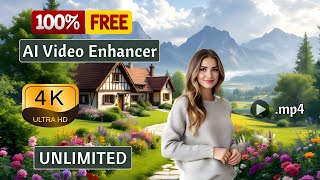 How To Enhance Video Quality With AI For Free | FREE AI Video Enhancer