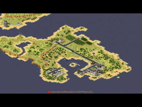 Operation 07 Deep Sea | Red Alert 2 Allied Mission Map Video Zoom