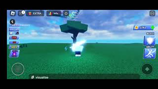 Gameplay playing Blade ball using Visualise The powerfull Script blade ball
