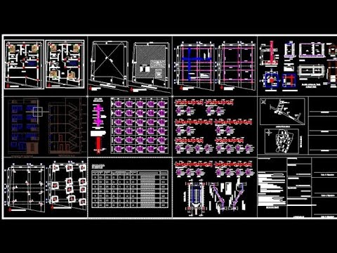 Full Building Detailing Tutorials | Draw column detailing and schedule in AutoCAD | Part 1