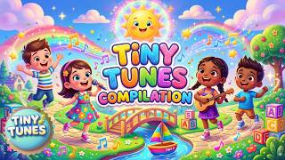 Head, Shoulders, Knees & Toes + More Fun Nursery Rhymes | Tiny Tunes Compilation