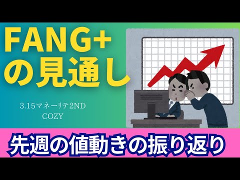 【新NISA】3.15FANG+の見通しは買い時！？先週の値動きの振り返り＆暴落傾向の値動きはどこまで！？