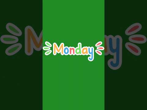 Learn Days Of The Week#kidssongs #kidslearning #new #learning #shortvideo #subscribe#countingforkids