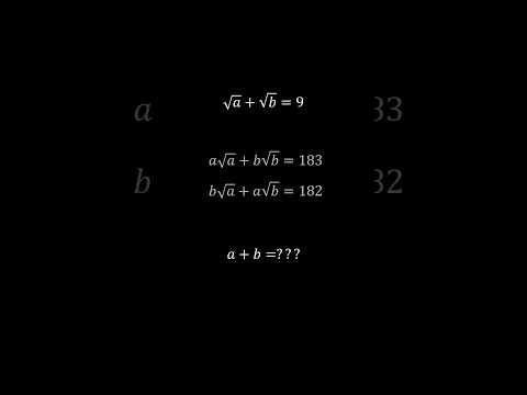 Great solution to Math Olympiad question from @doingmaths3142 YouTube Channel 🙌 #matholympiad