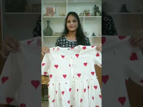 Meesho Red Heart Dress #shorts #meesho #meeshoapp #trending #fashion #beauty #styling #review #grwm