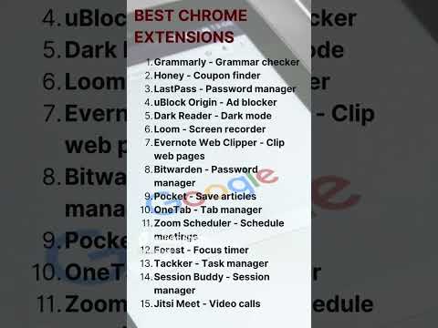 📈 Top 10 Chrome Extensions Every one Needs in 2025! 🔍