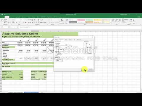 EXCEL 2016 - Covers absolute cell references, if statements, what if statement, assumptions table