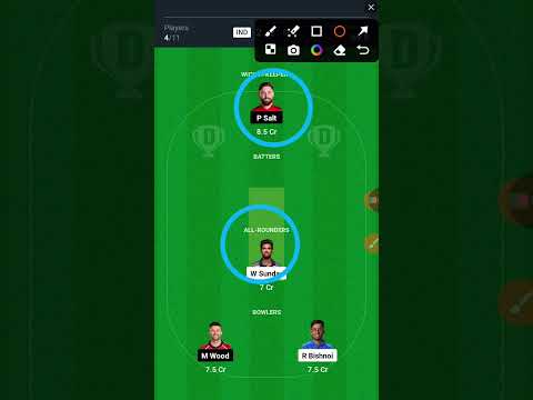 "India vs England 4th T20I Dream11 Prediction, Tips, Playing XI & Pitch Report | Win Big #shrots