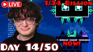 🔴Let's BEAT Chompstep!🔴DAY 14/50🔴51%x2🔴Aiming FOR WR!🔴TEST STREAM🔴