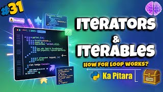 Looping Internals in Python – Iterator vs Iterable 🔍 #31 || Python ka Pitara || DeathCode