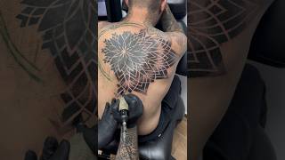 The process of dotwork tattooing! #dotwork #tattoo