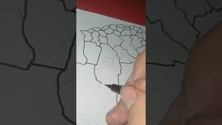 Algeria Map - Part 1 #algeria #flagdrawing #map #mapdrawing #algerian #algerien