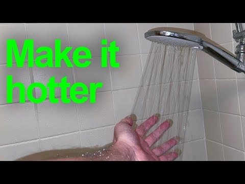 Make electric water heater hotter