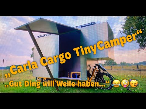 CARLA CARGO TINYCAMPER / FAHRRADWOHNWAGEN - DER BAU SCHREITET VORAN UND EIN ENDE IST IN SICHT... :)