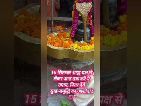 15 सितंबर  श्राद्ध पक्ष का उपाय प्रदीप मिश्रा जी के द्वार #उपाय  #trending #pradeepmishra