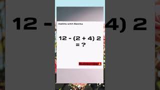 Math Challenge: Only the Sharpest Minds Will Get This! #MathQuiz #BrainTeaser #mathchallenge  #maths