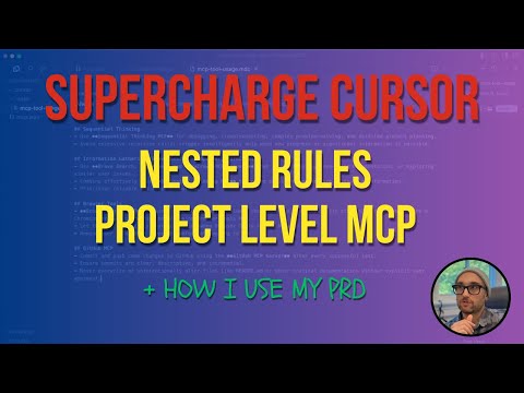 Combining Project-Level MCP Servers & Nested Cursor Rules to 10x Ai Dev Workflow
