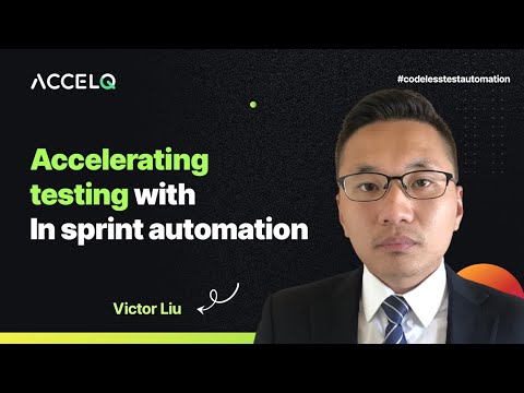 Accelerating testing with In sprint automation