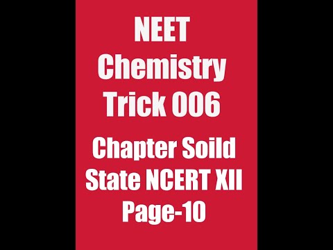 NEET Chemistry Trick-006 #neet #neet2023 #neettricks #mbbs #neetbiology #neetchemistry #cutoff